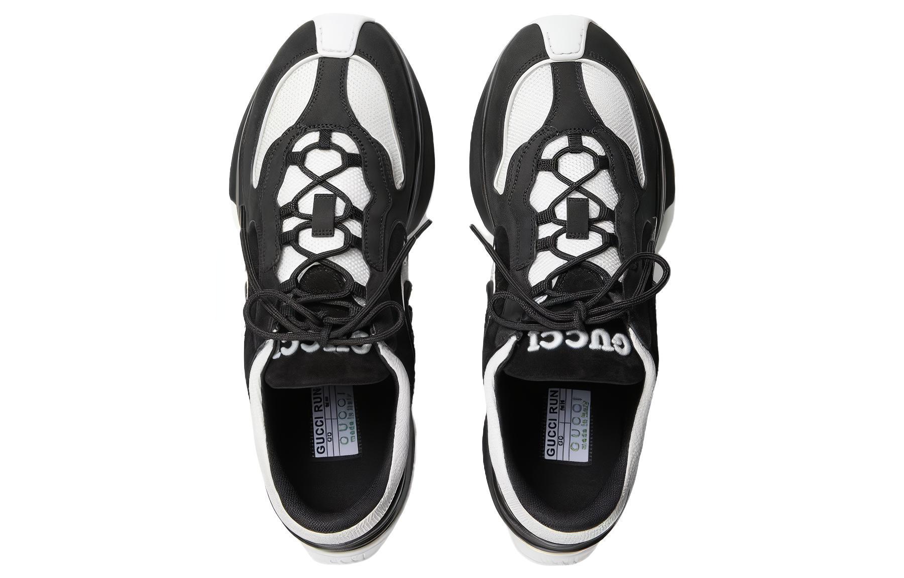 Кроссовки Run 'Black Suede' GUCCI — фото 4