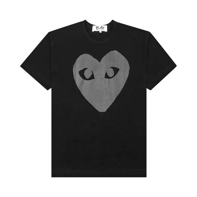 

Футболка Comme des Garçons PLAY Big Logo Print T-Shirt Black, черный