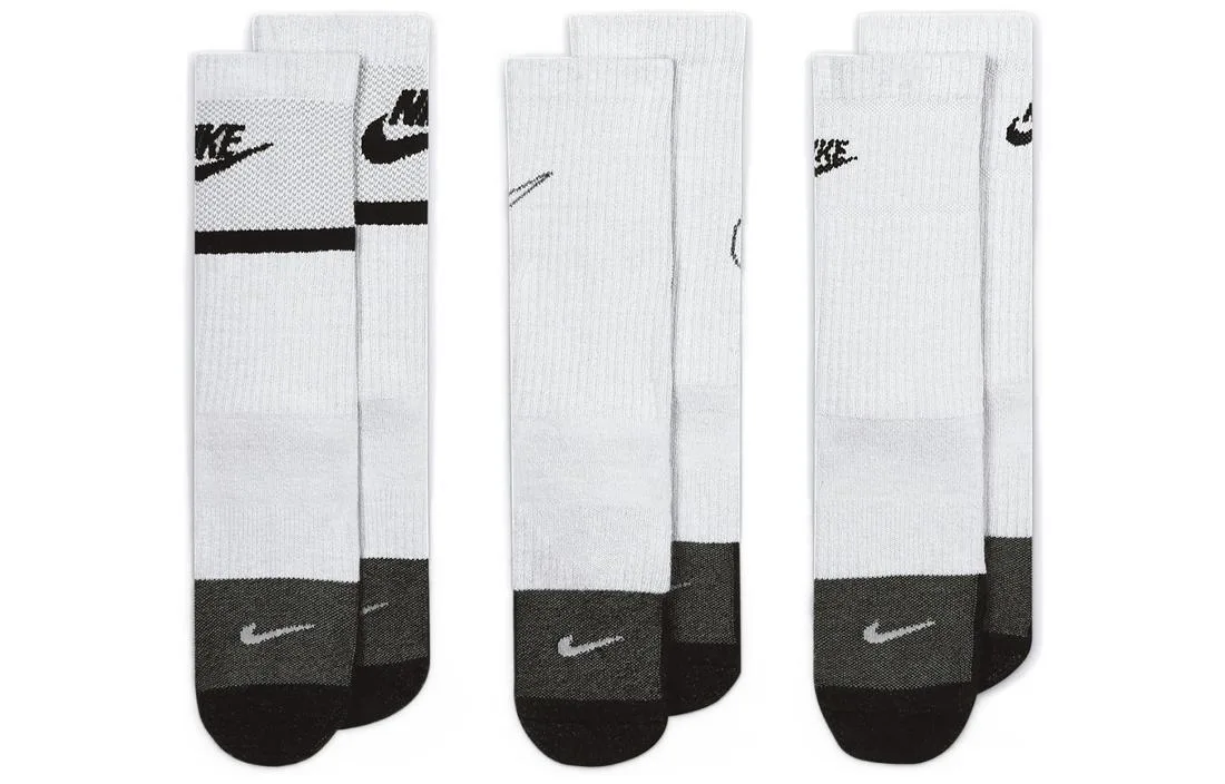 Nike Детские носки 3 пары белые — фото 4