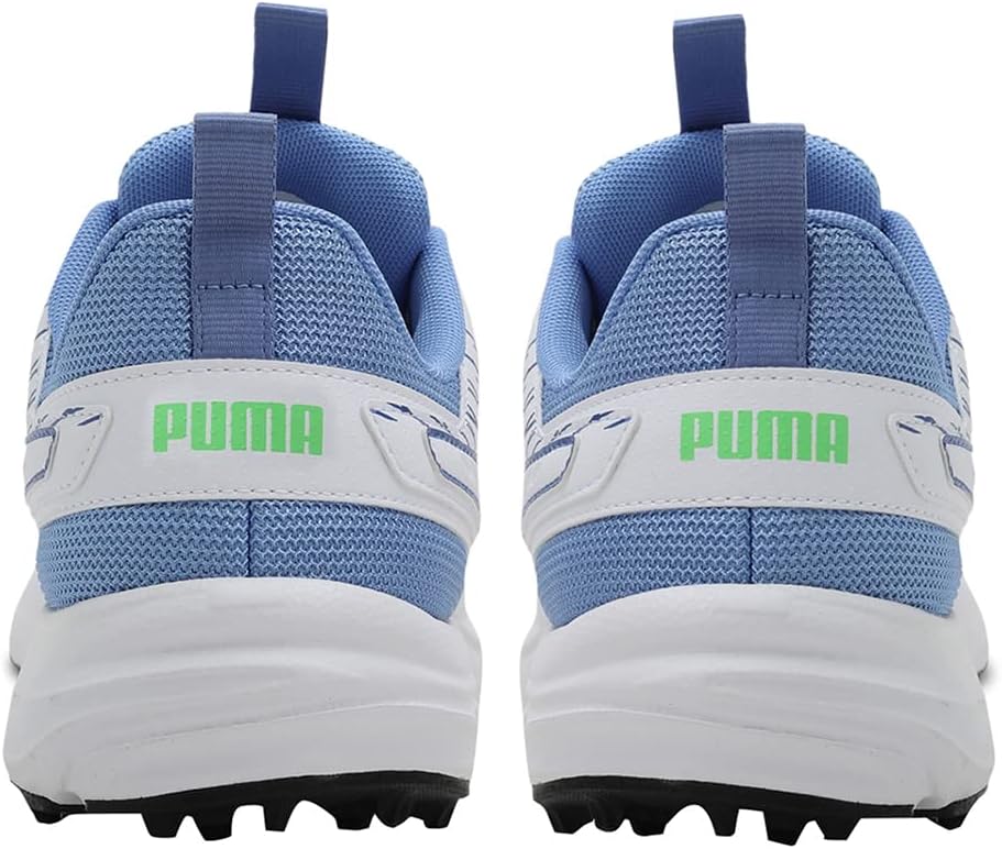 Мужские спортивные кроссовки PUMA SportBoat, белый/синий/зеленый — фото 4