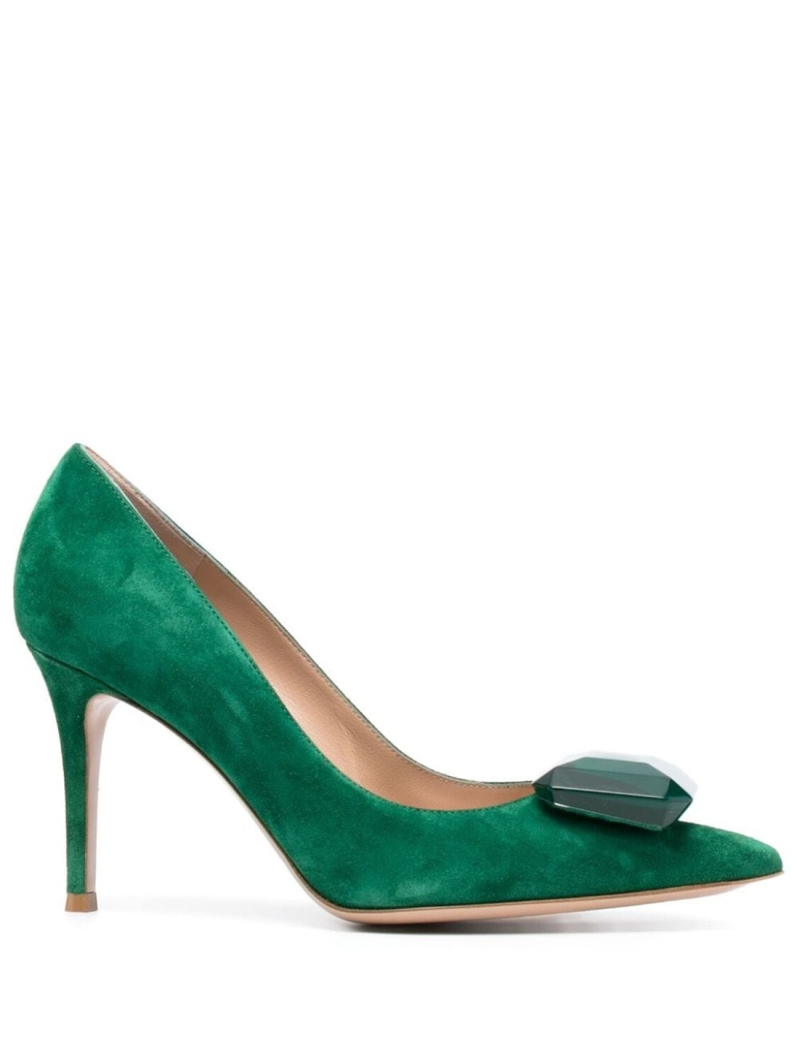 

Gianvito Rossi туфли Jaipur 85 с камнями, зеленый