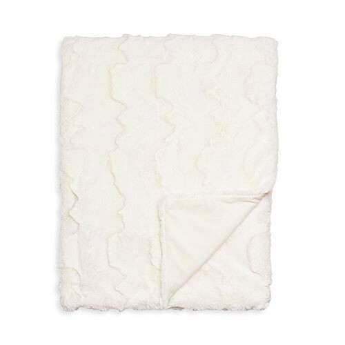 

Плед из мраморного искусственного меха Hudson Park Collection, цвет Ivory/Cream