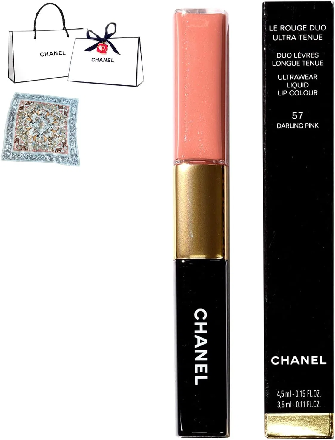 Губная помада Chanel Le Rouge Duo Ultra Tuniu Lip 57 Darling Pink, 02. Heart Charm