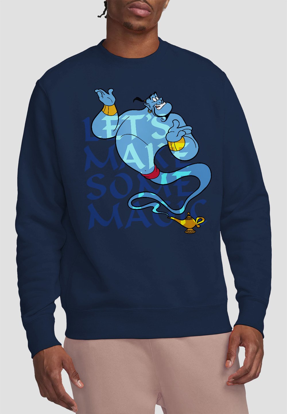 

Толстовка ALADDIN LETS MAKE SOME MAGIC WITH THE GENIE Disney, темно-синий