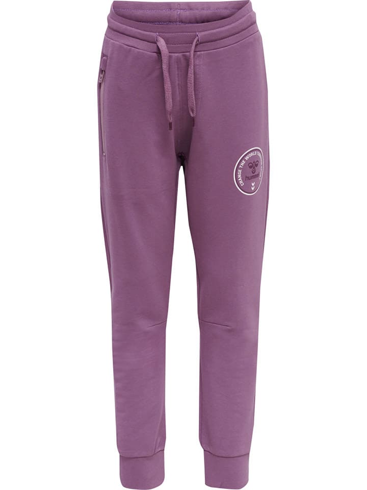 

Hummel Фиолетовые спортивные штаны с надписью "Математика"