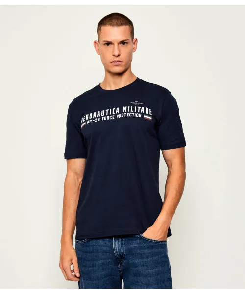 

Футболка Regular fit Aeronautica Militare, синий