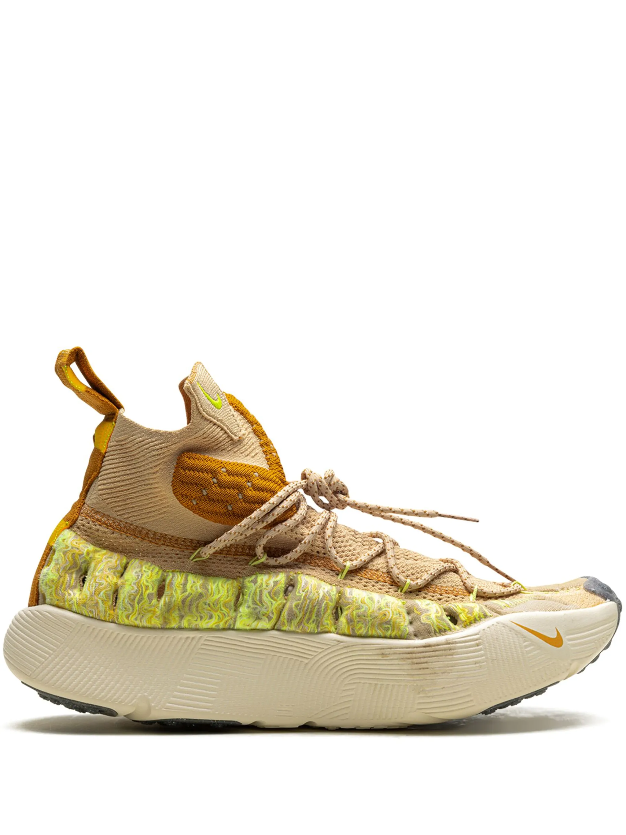 

Кроссовки ISPA Sense Flyknit Desert Ochre Nike, бежевый
