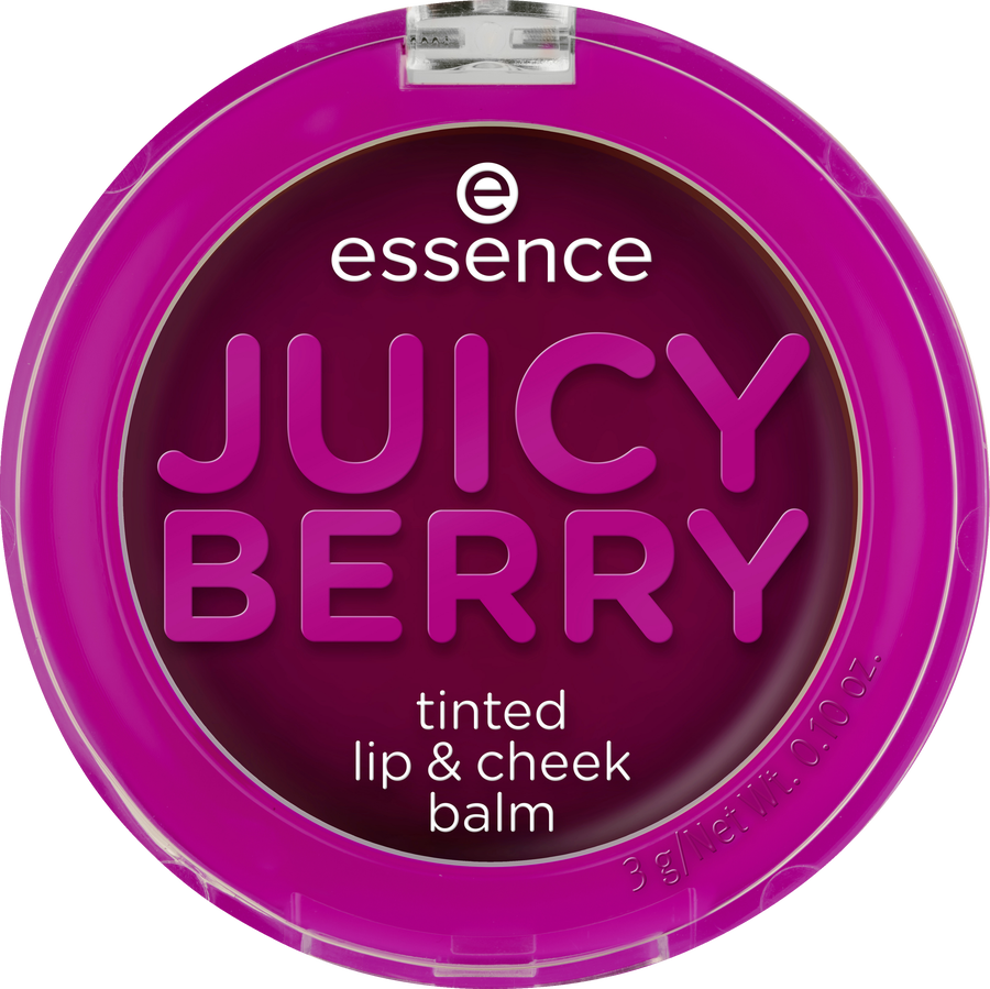 

Блеск для губ essence JUICY BERRY tinted lip & cheek balm