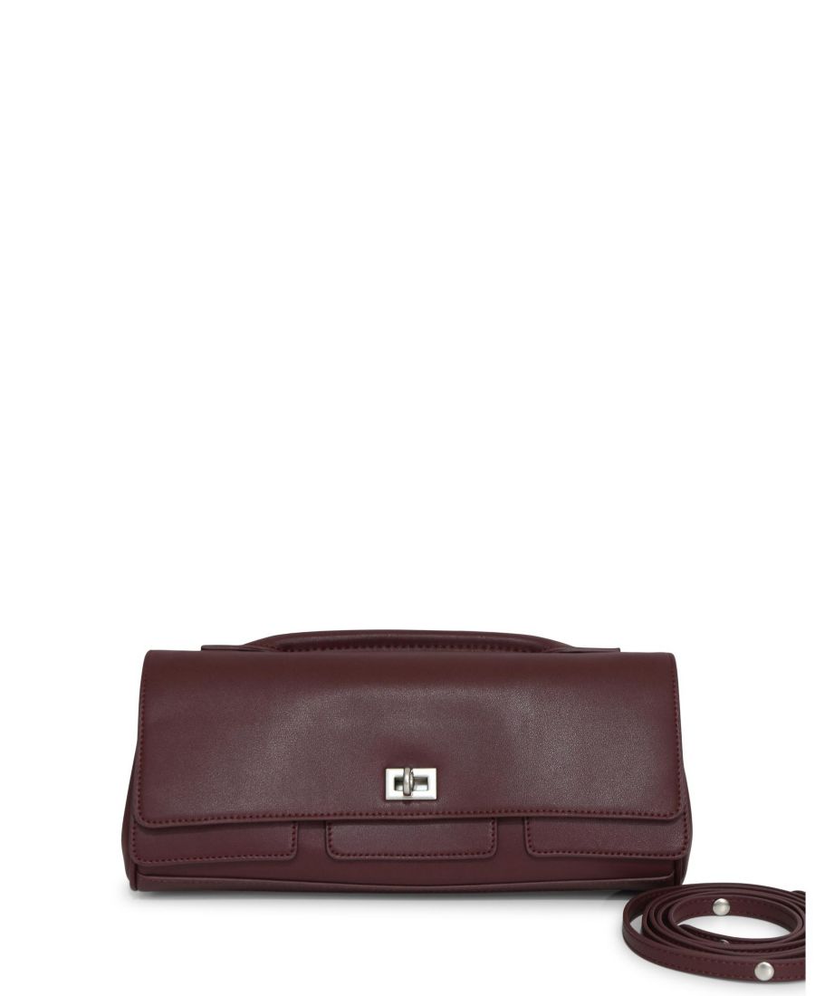 

Кожаная сумка-клатч Love Boat Belle & Bloom, Burgundy