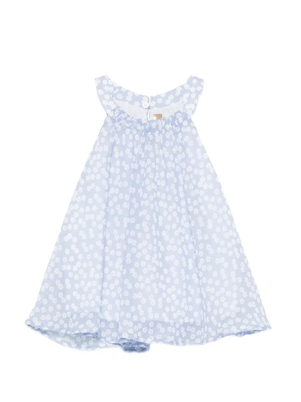 Блузка с цветочным принтом Stella McCartney Kids, синий