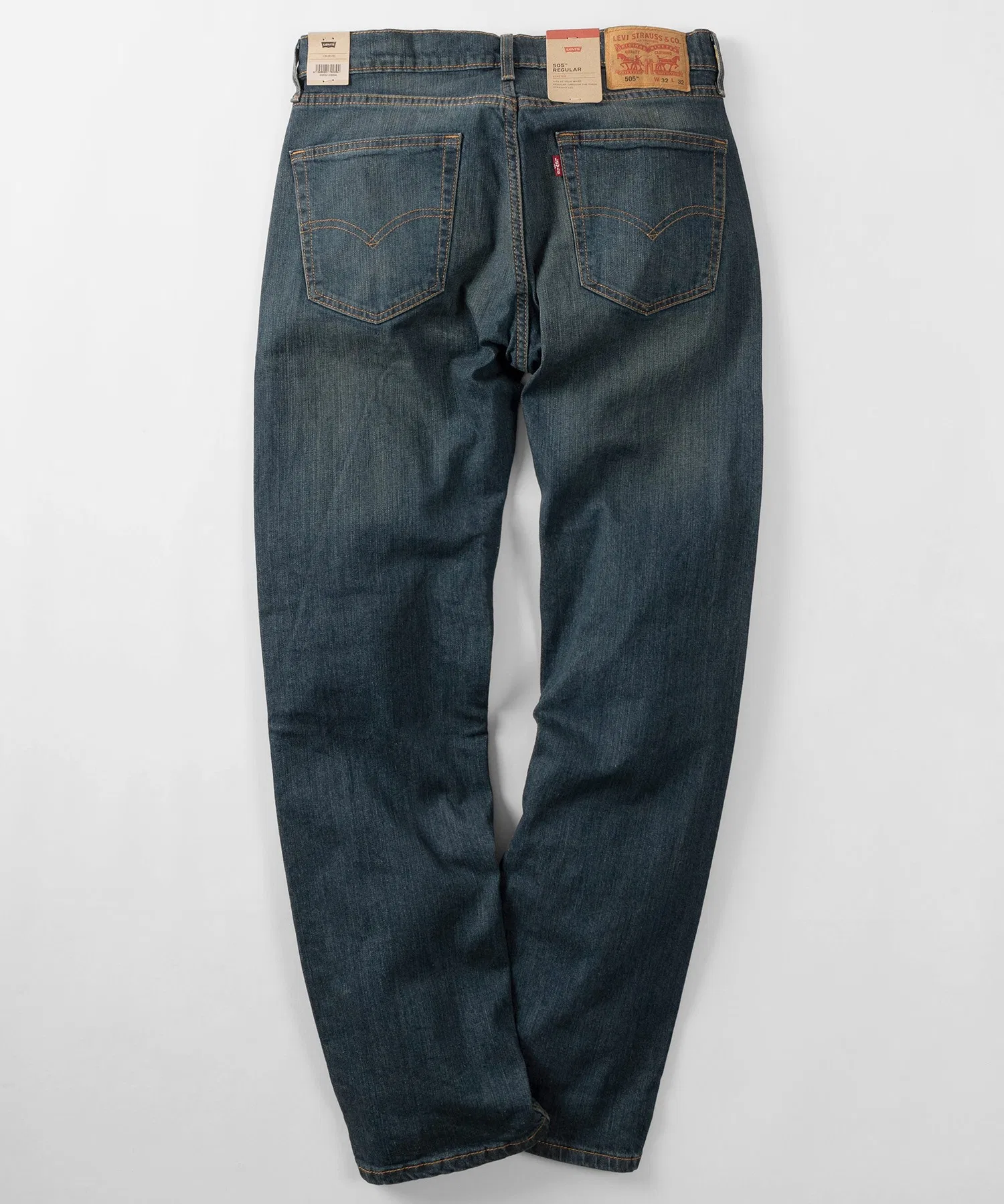 [74] [Levi's] 505 Regular Straight Stretch 5-Pocket Denim / 505 REGULAR STRAIGHT STRETCH DENIM / Джинсы [с эффектом потертости] / Добавлены новые цвета для коллекции 26SS — фото 4