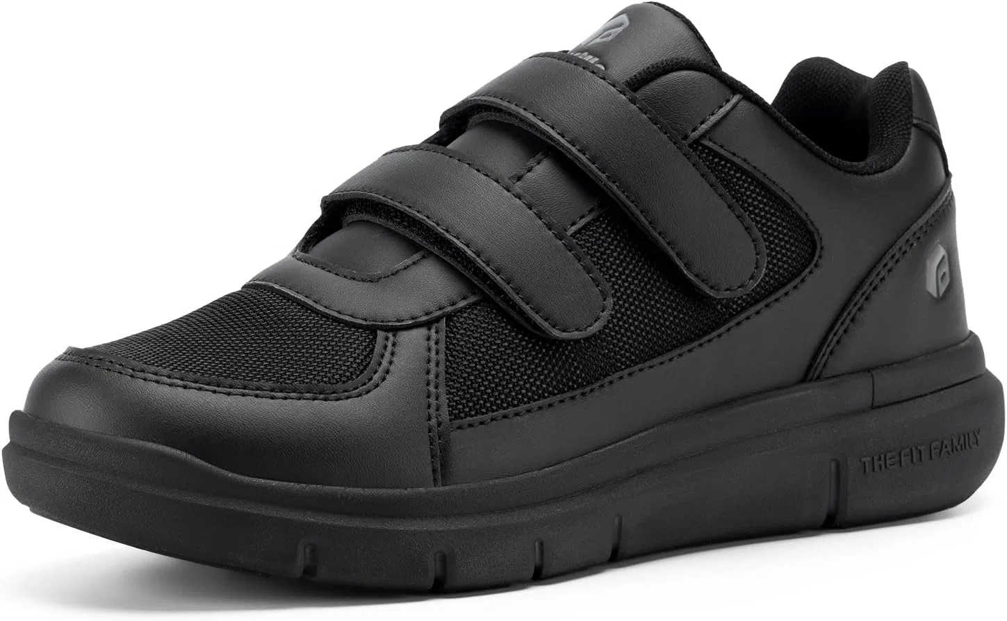 Мужские кроссовки FitVille Easytop Duo Strap V3 Extra Wide Trainers Trainers, Black