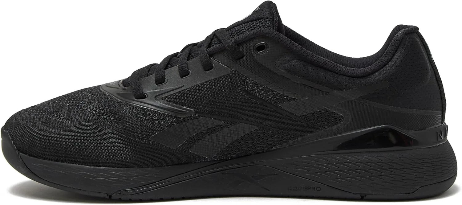 Мужские кроссовки Reebok Nano X5, для кросс-тренинга и легкого бега, черный/серый — фото 3