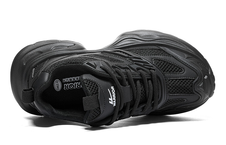 

Кроссовки WARRIOR Chunky Sneakers Women's Low-top Black, черный