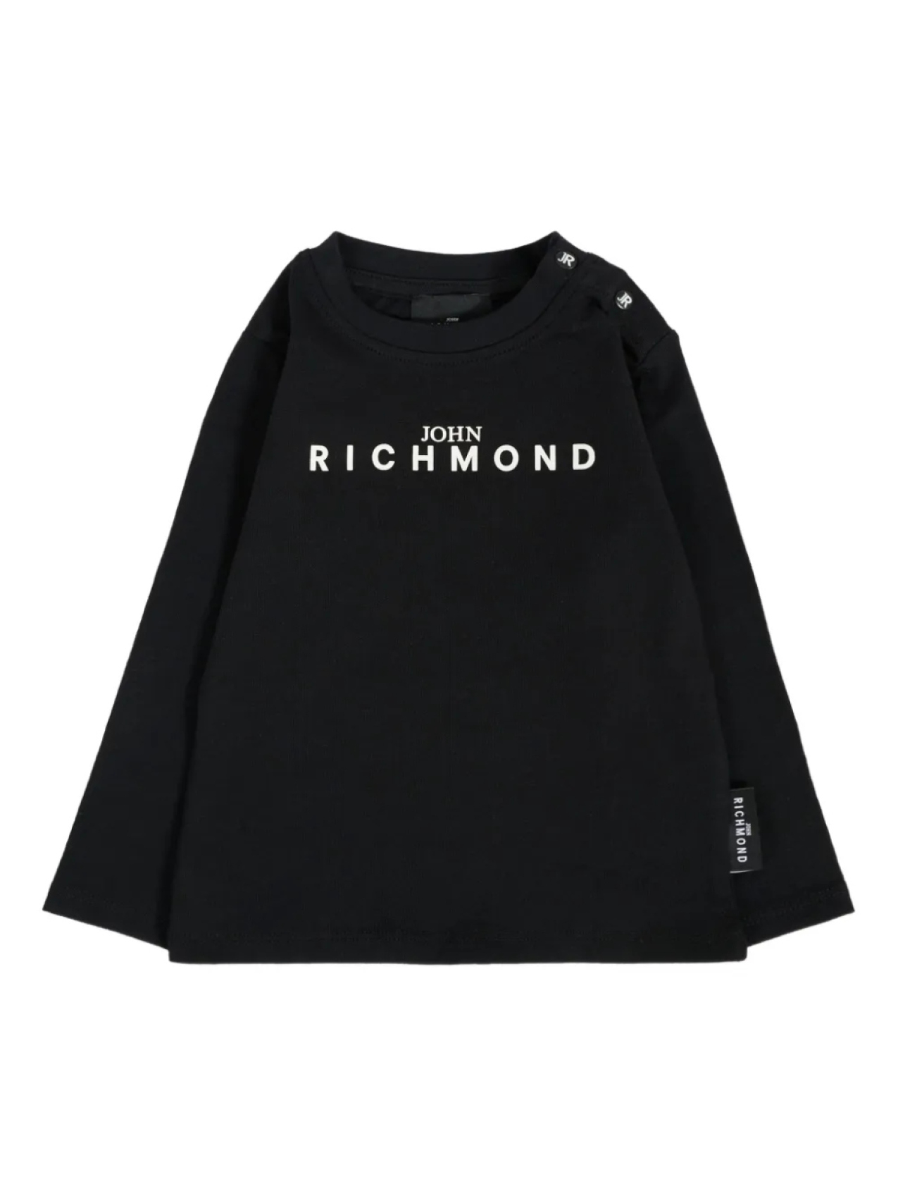 

Футболка с логотипом John Richmond Junior, черный