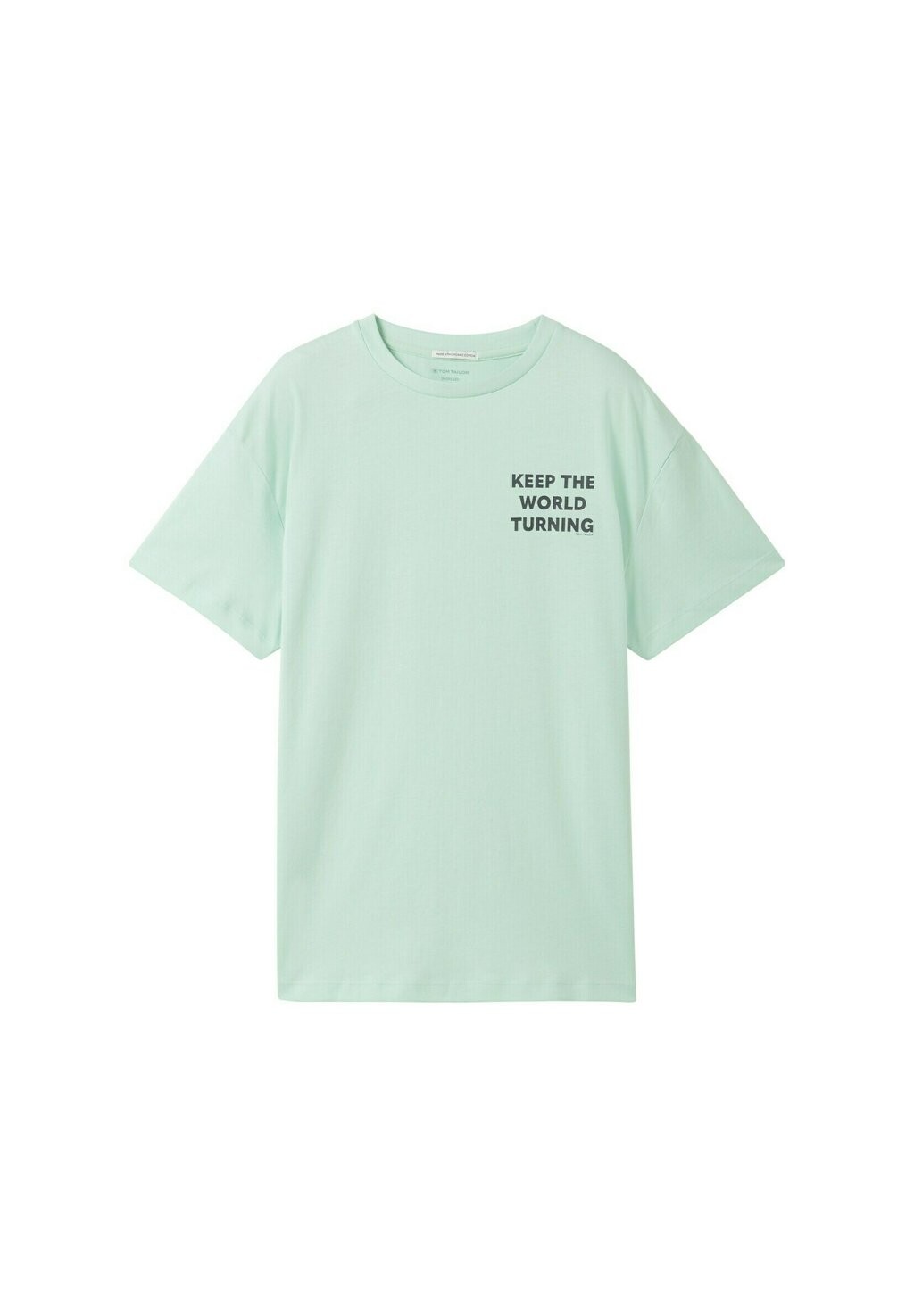 

Футболка с принтом TOM TAILOR, цвет pastel apple green