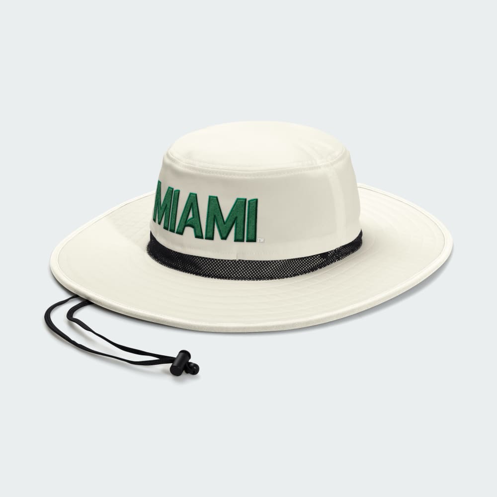 

Шляпа Adidas Miami Hurricanes Wide Brim Sunhat, цвет Cream White/Multi/Multi/Ncaa-Mia