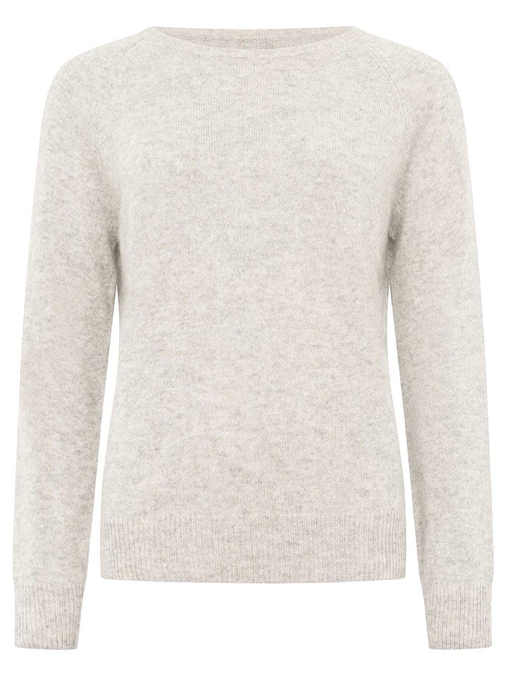 

Zwillingsherz Кашемировый свитер светло-серого цвета