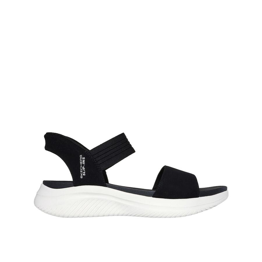 Сандалии женские Skechers Slip-ins Ultra Flex 3.0 Summerville ЧЕРНЫЕ