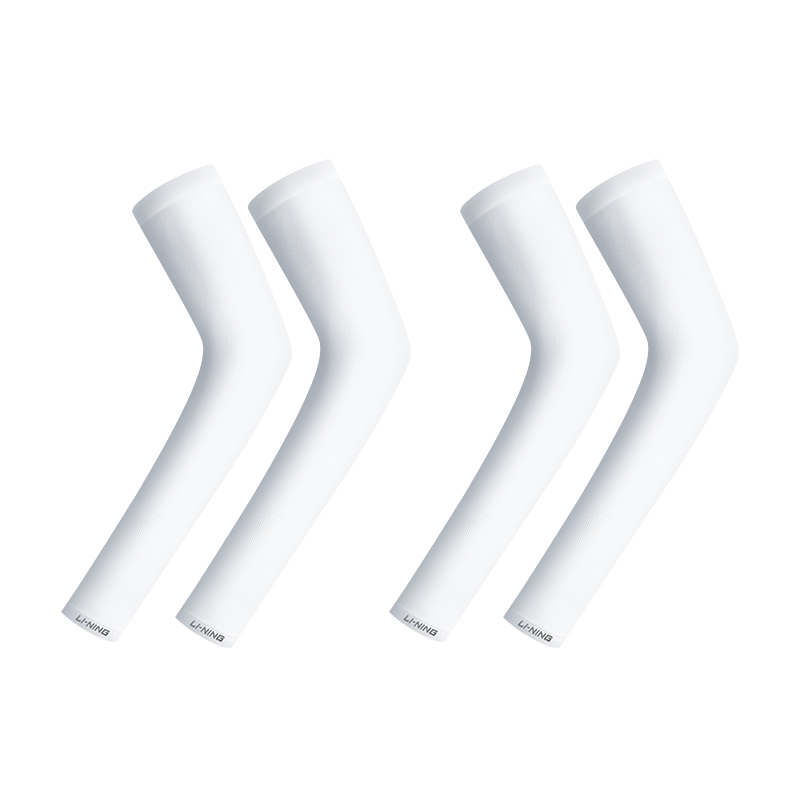 

LINING Велосипедные нарукавники для велоспорта, уличных видов спорта унисекс полиамид, эластан white, black