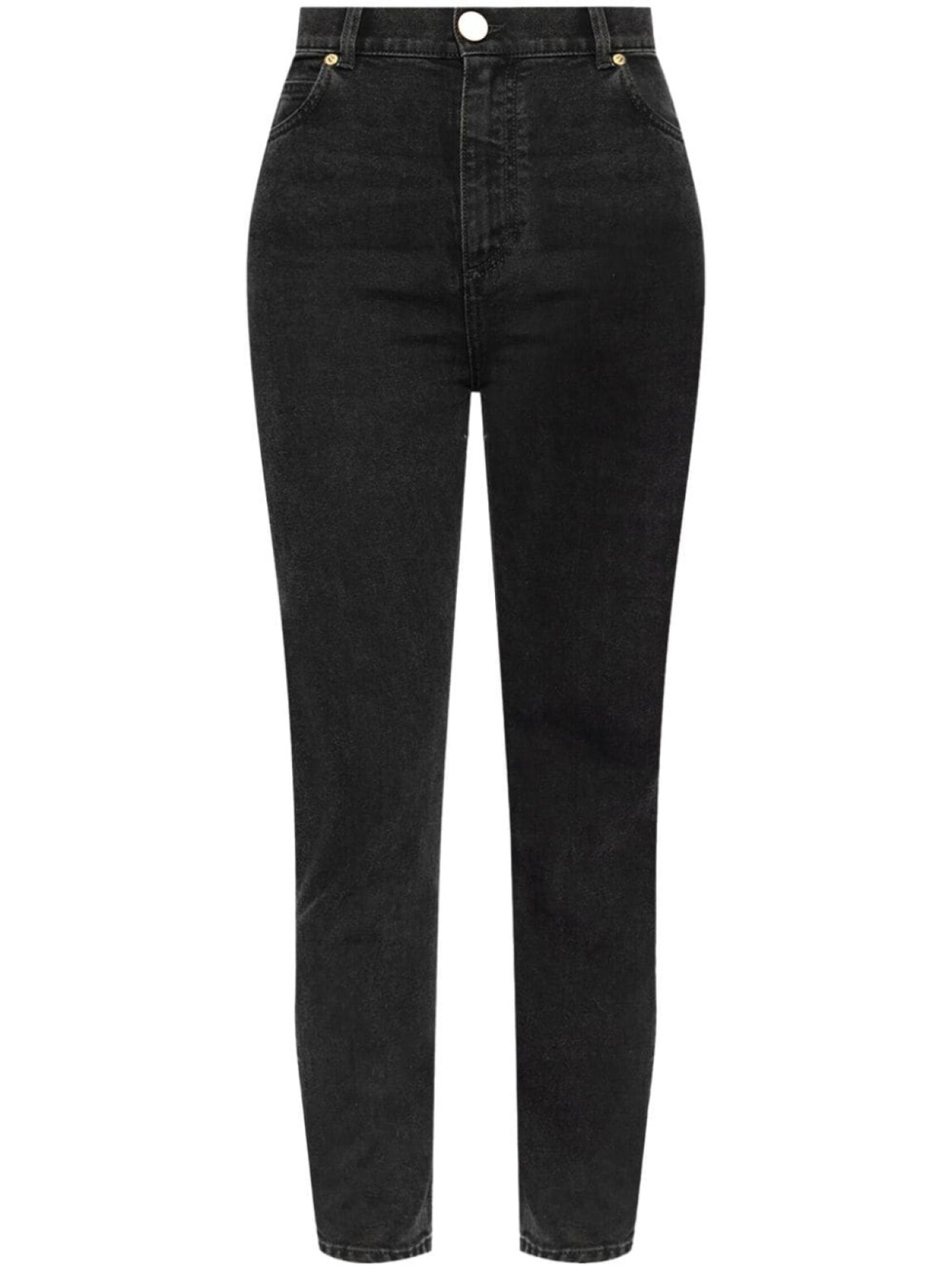 

Balmain джинсы slim fit с высокой посадкой, черный