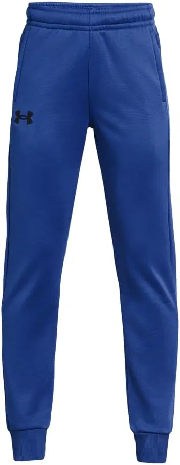 Детские спортивные брюки Under Armour Armour из флиса, (432) Tech Blue//Black