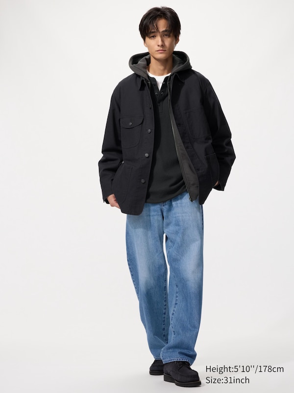 Мешковатые джинсы Uniqlo, 65 blue