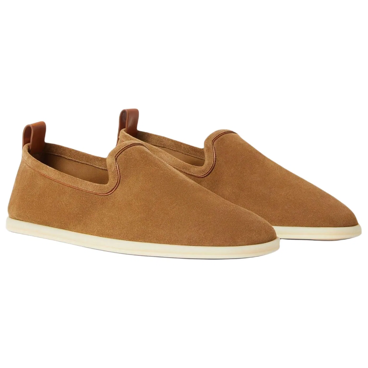 Casual кожаные туфли Loro Piana Light Sand Dune — фото 4