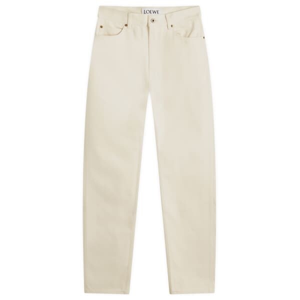 

Джинсы прямого кроя Loewe, экрю