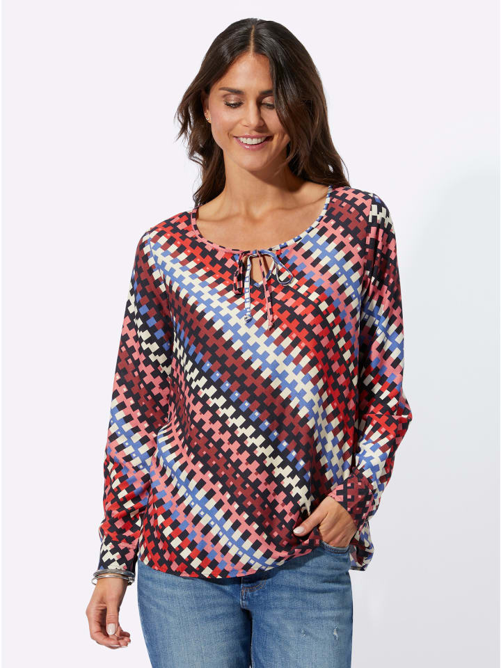 

Блузка без застежки с принтом черного фламинго WITT WEIDEN