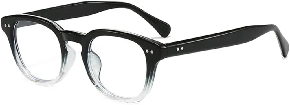 

Солнцезащитные очки с защитой UV400 | Синие заклепки | Для женщин и мужчин, для занятий спортом на открытом воздухе и вождения DSVIGF, Black Gradient Clear