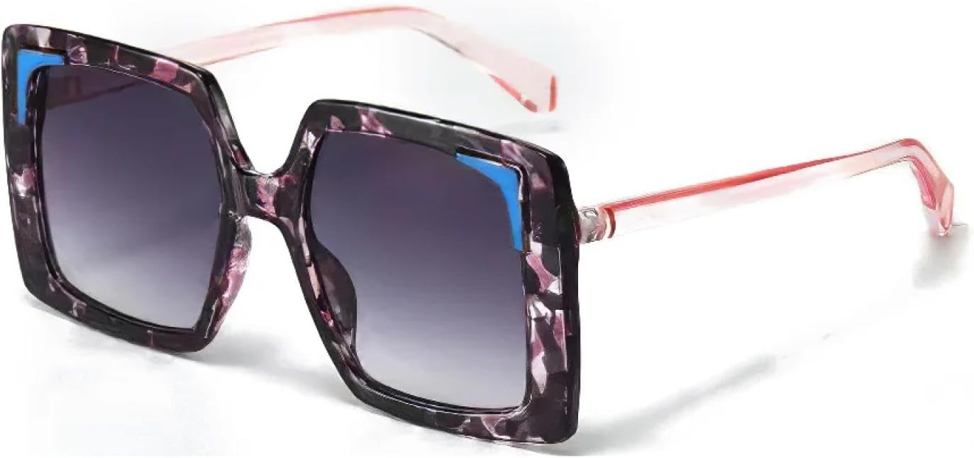 

Модные винтажные солнцезащитные очки для мужчин и женщин, ретро, ​​для вождения, рыбалки, роскошные солнцезащитные очки с защитой от УФ-излучения UV400 TKKTLLT, Pink Leopard