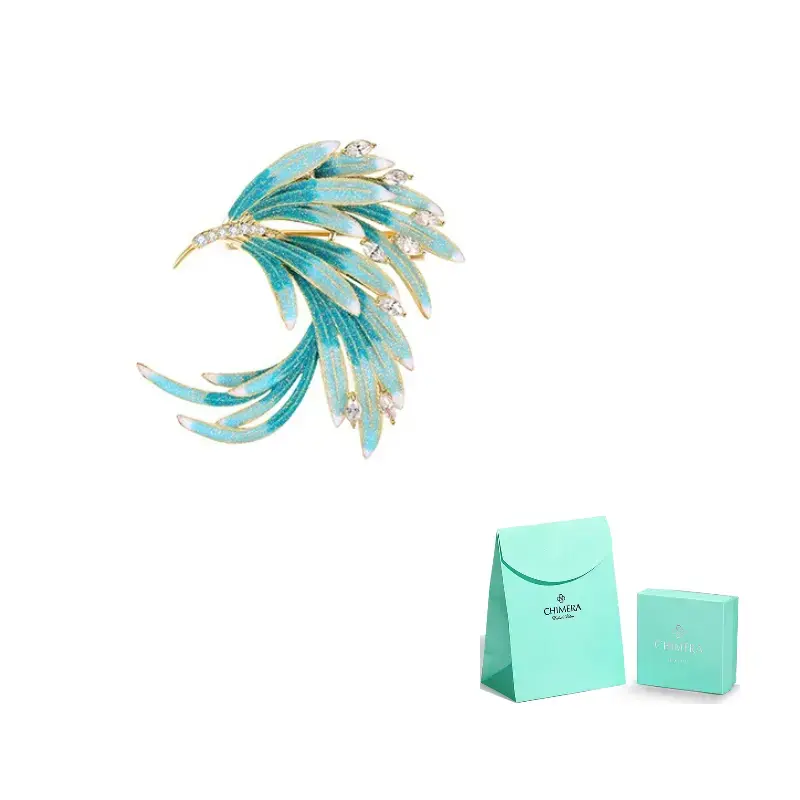 

Медный сплав аксессуар для делового костюма нагрудный цветок для женщин CHIMERA