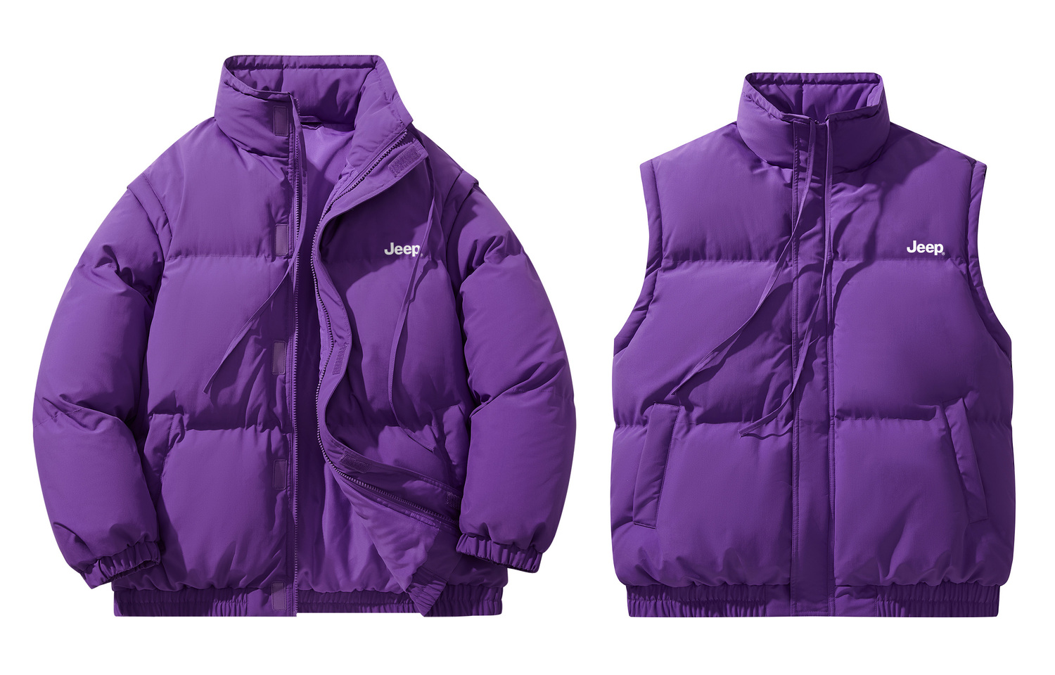

Jeep Пуховик Unisex, Dark Reddish Purple