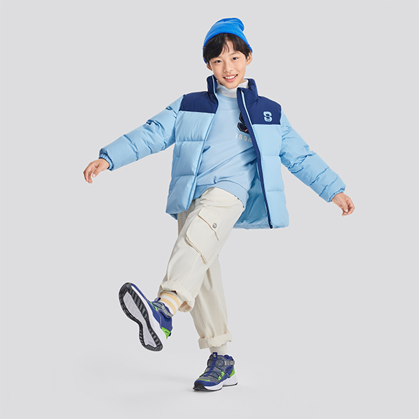 Школьная пуховая куртка Skechers, цвет Blue Bell — фото 4
