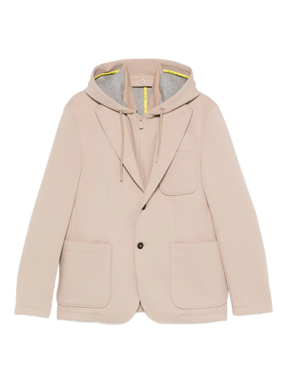 

Однобортный пиджак с капюшоном Manuel Ritz, бежевый