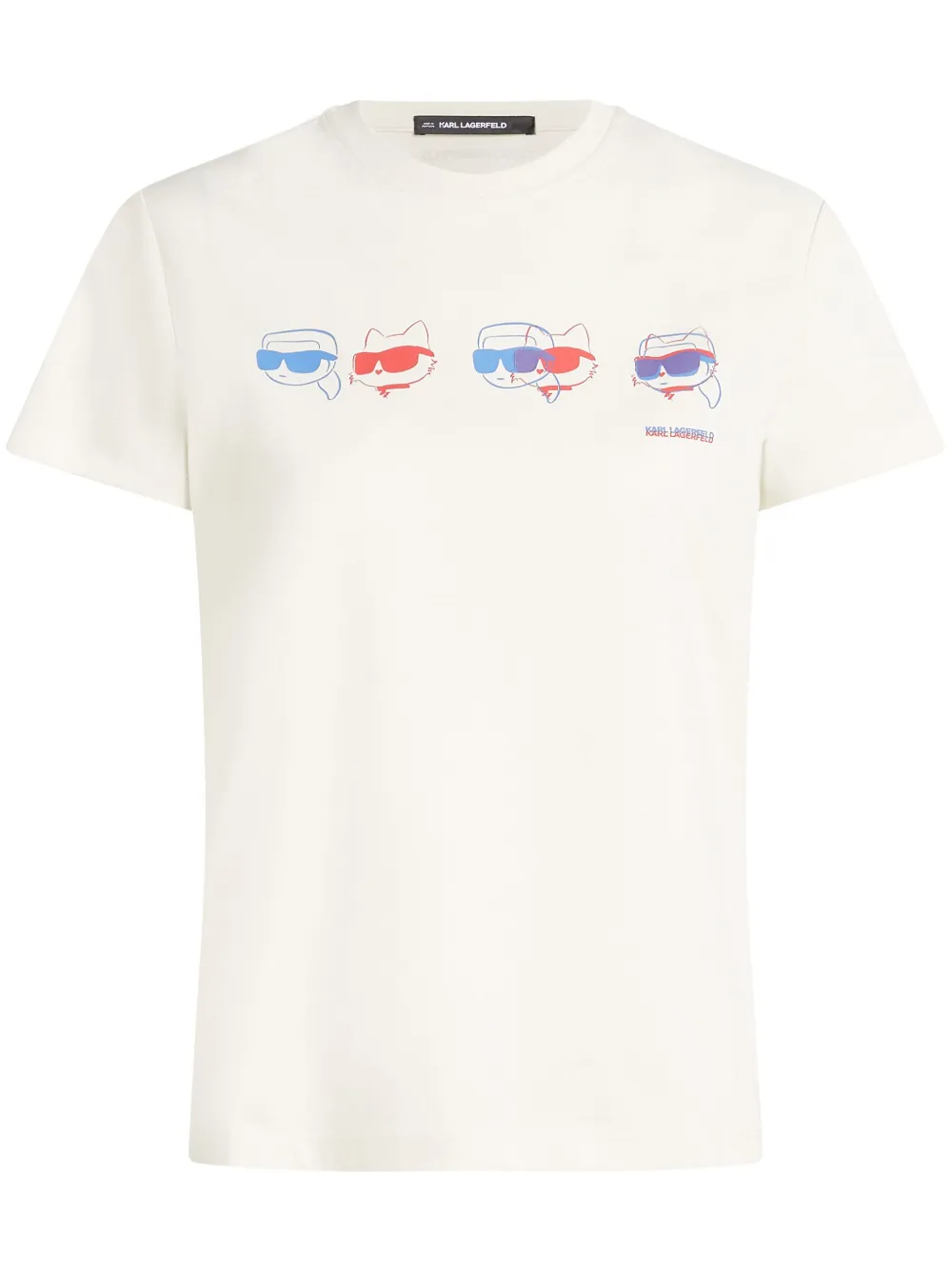 

Футболка Ikon Color-Pop KARL LAGERFELD, белый