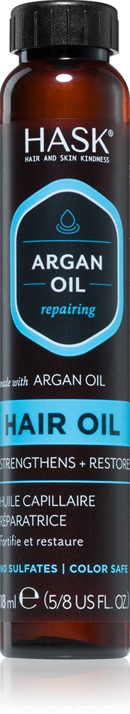 

Регенерирующее масло с аргановым маслом для поврежденных волос Hask, 18 мл