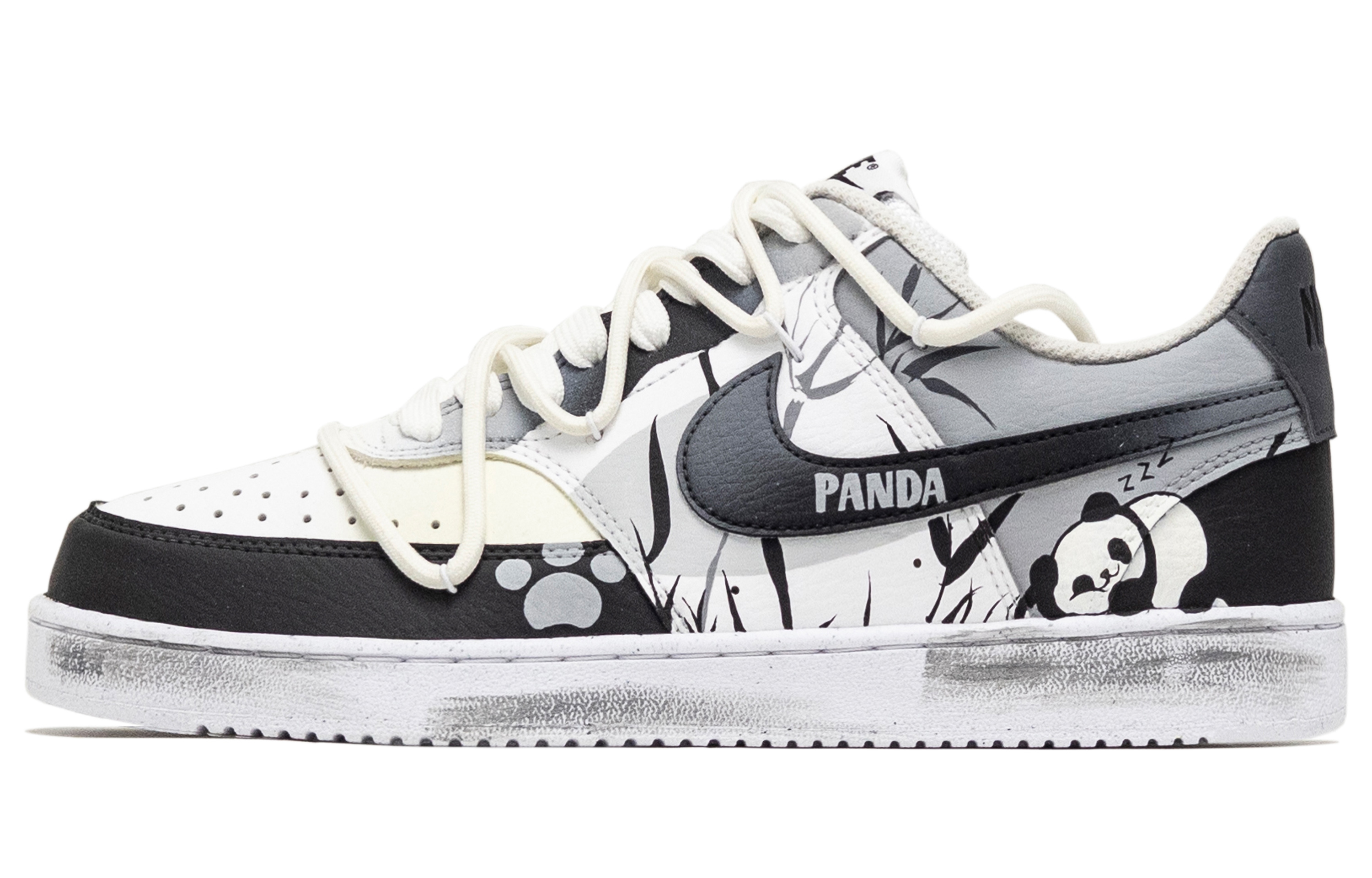 

Nike Кроссовки для скейтбординга Court Vision, мужские, низкие, белые/черные