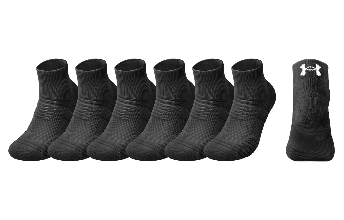 

Средние хлопковые носки Unisex, набор из 3 пар Under Armour, черный