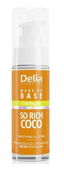 

Разглаживающая база под макияж с кокосом, 30 мл Delia, So Rich, Delia Cosmetics