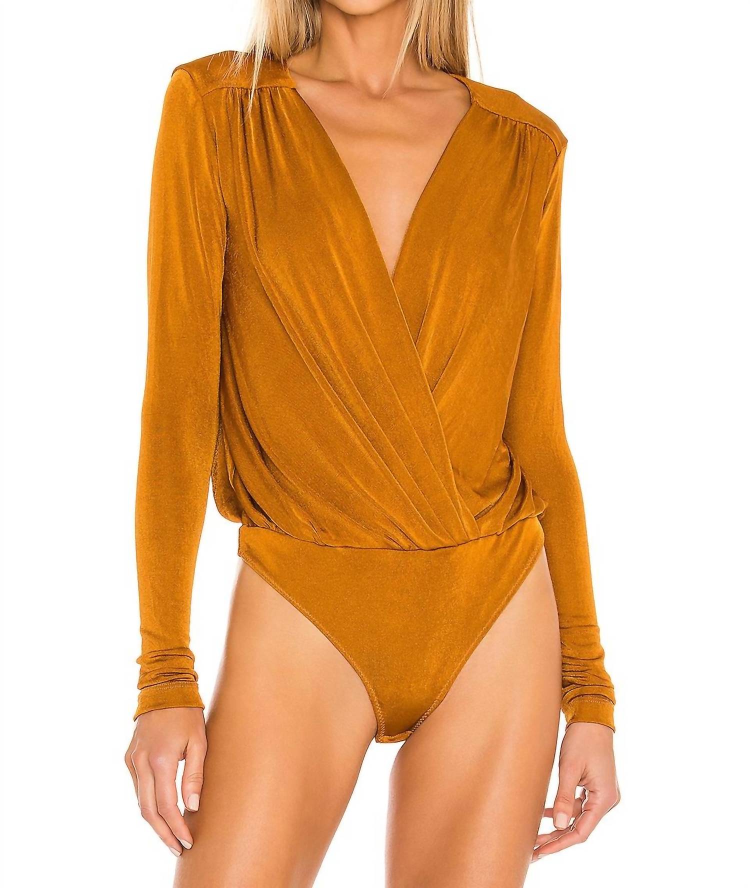 

Боди Turnt в цвете Honey Ginger Free People