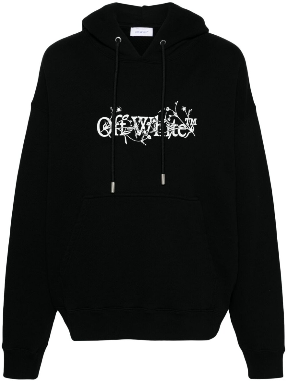 

Off-White худи Bookish Flowers, черный