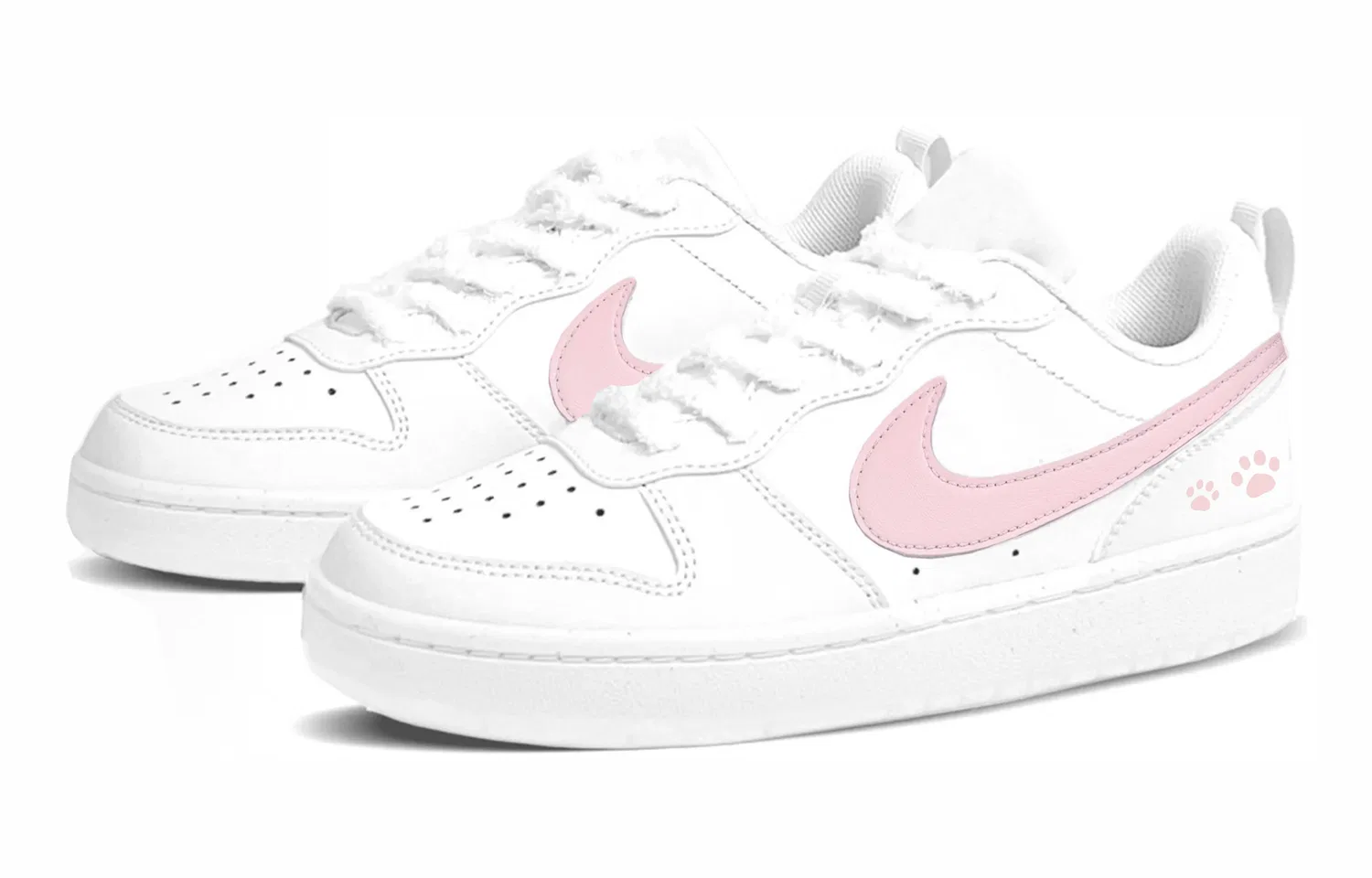 Кроссовки детские Nike Court Borough Low Pink — фото 4