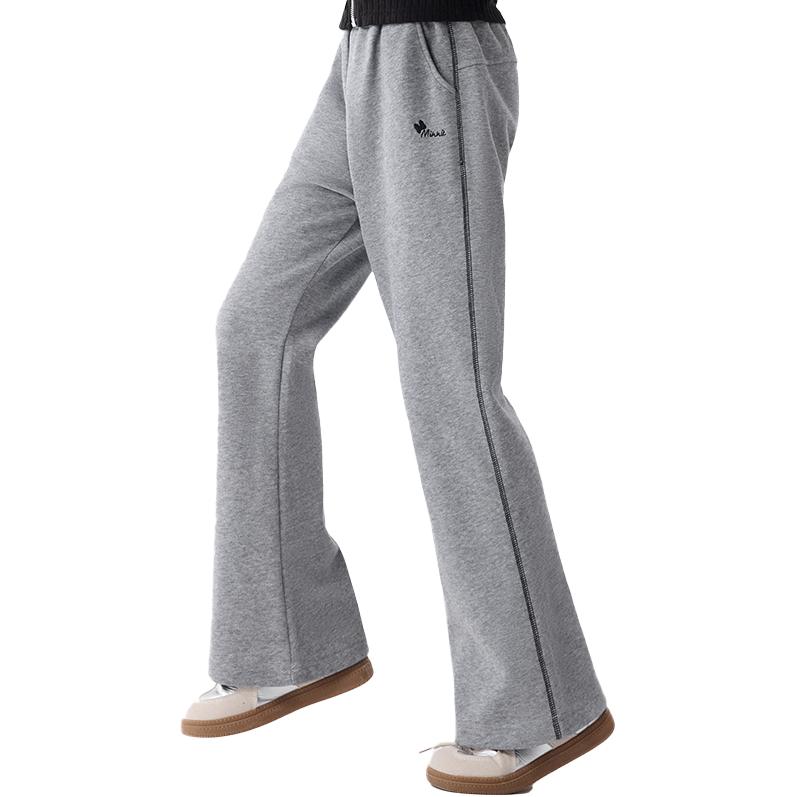 

Детские вязаные спортивные штаны Minnie для детей 3-7 лет весна осень зима Disney, серый