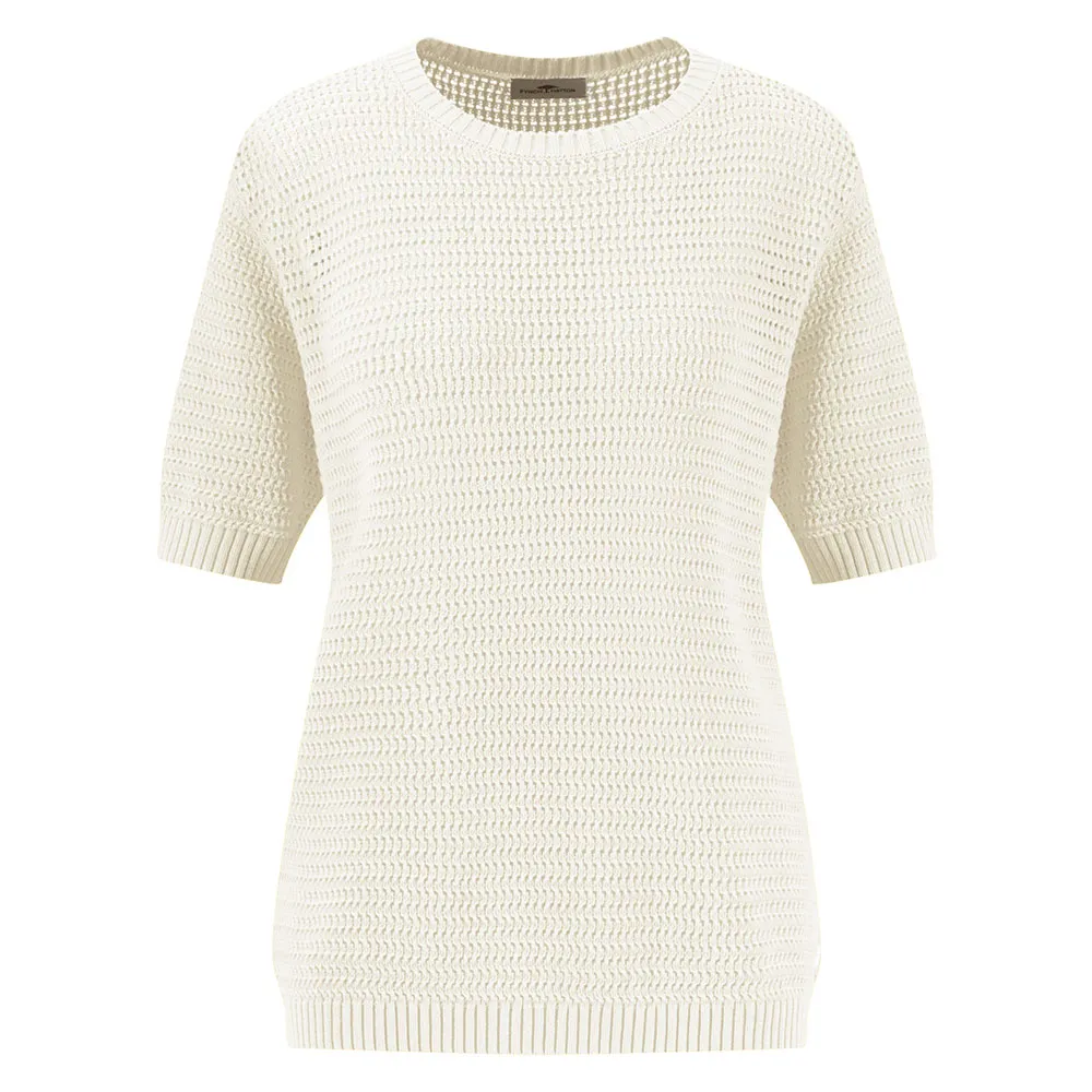 

Футболка с коротким рукавом Fynch Hatton Pointelle, бежевый