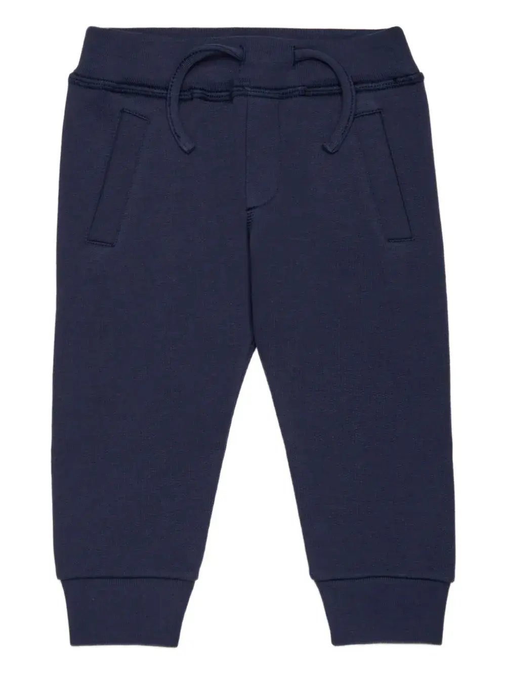 

Хлопковые спортивные брюки с принтом иконок DSQUARED2 KIDS, синий