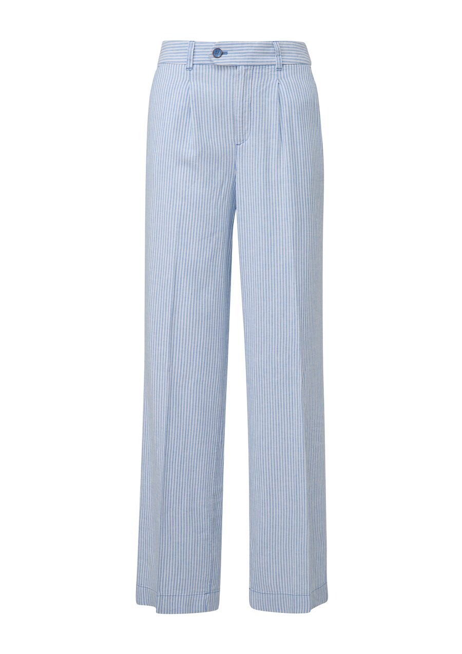 

Тканевые брюки s.Oliver Wide leg Pants, синий