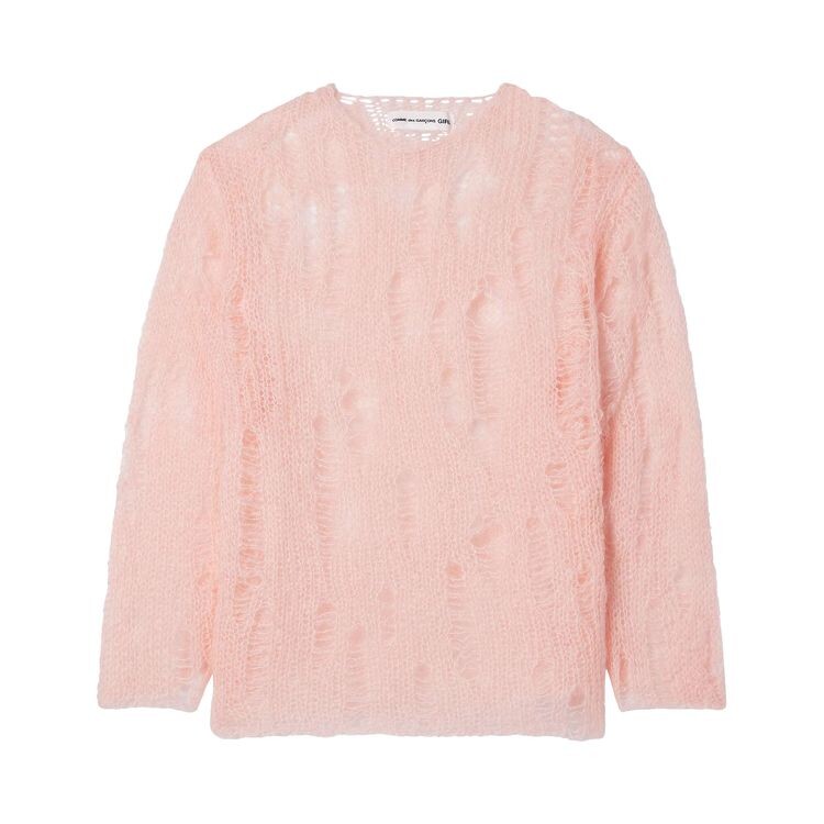 

Джерси Comme des Garçons Girl Mohair Knit Jersey Pink, розовый