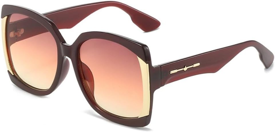 

Популярные солнцезащитные очки для женщин и мужчин, градиентная оправа, винтажный стиль, роскошные фиолетовые оттенки, защита от УФ-излучения UV400, женские зеленые солнцезащитные очки TYUVIVO, Brown